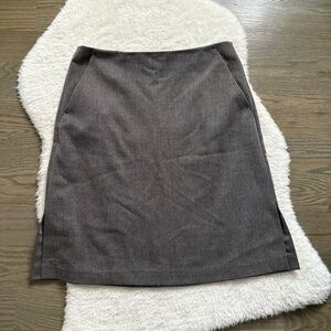 UNITED COLORS OF BENETTON vintage grey mini pencil skirt